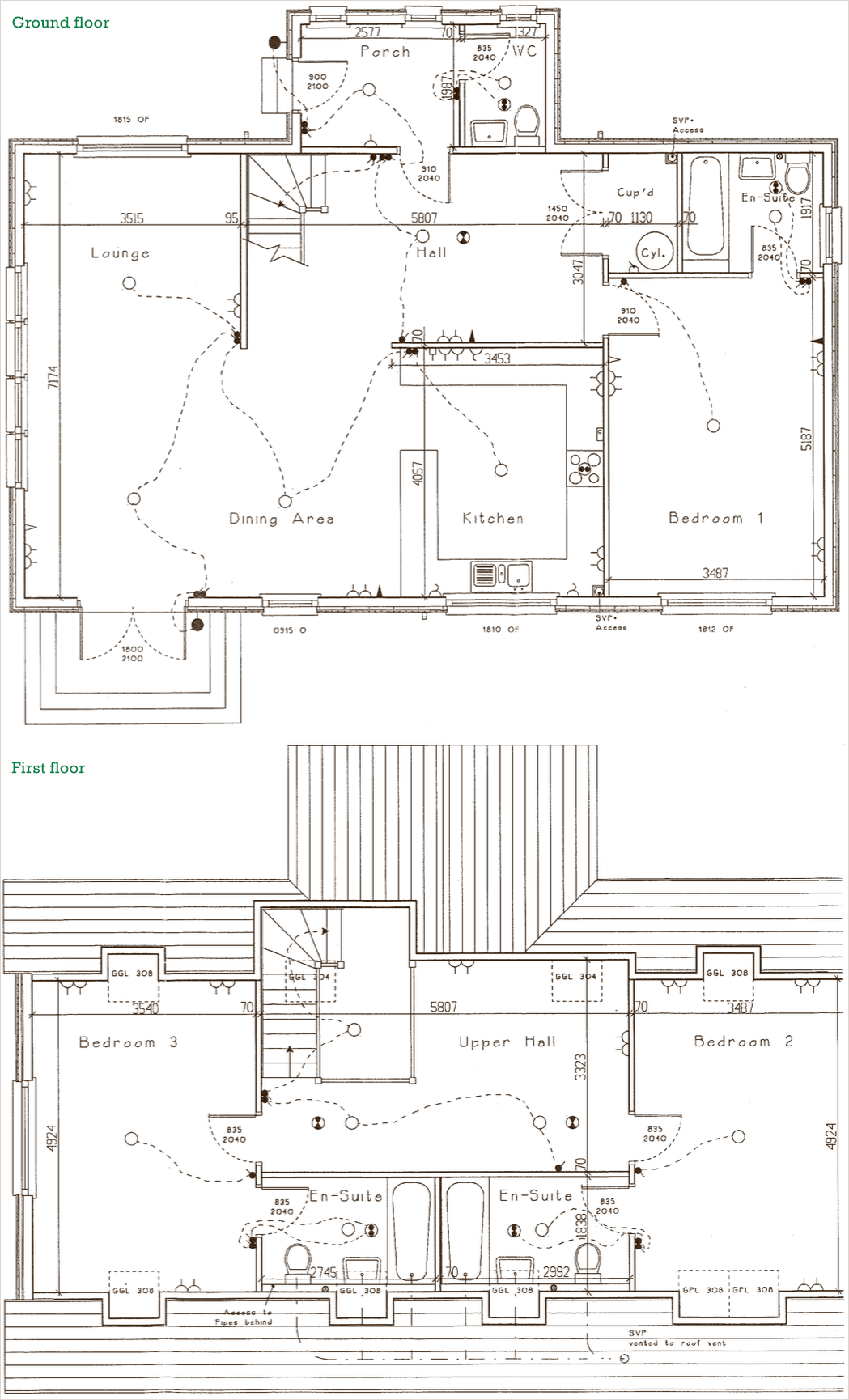 Cottage floorplan